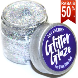 Glitter Glaze Silver